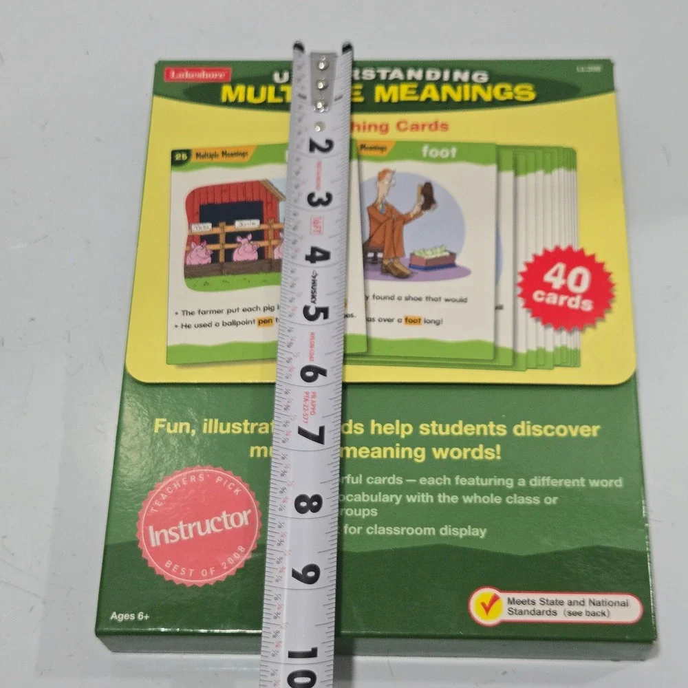 NEW Lakeshore Understanding Multiple Meanings Teaching Cards Vocabulary 40ct